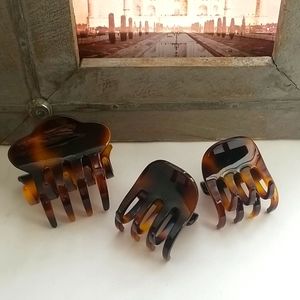 MIA Beauty Strong Hold Tortois Jaw Clamps, 3 Pcs…